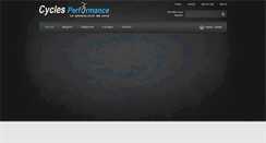 Desktop Screenshot of cycles-performance.com